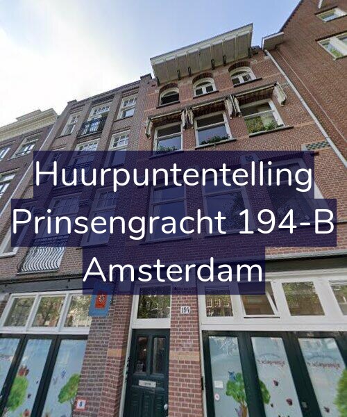 Foto gevel Huurpuntentelling voor Prinsengracht 194-B, Amsterdam