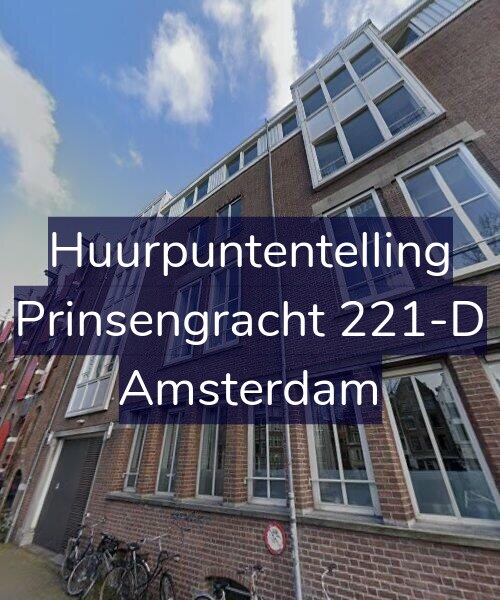 Foto gevel Huurpuntentelling voor Prinsengracht 221-D, Amsterdam