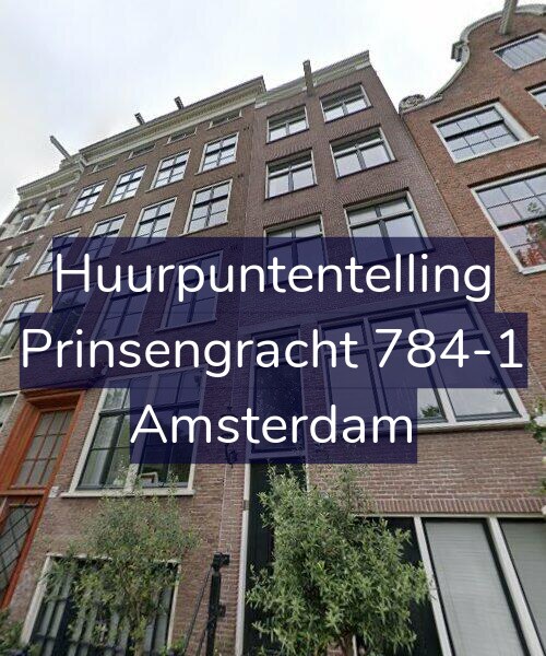 Foto gevel Huurpuntentelling voor Prinsengracht 784-1, Amsterdam