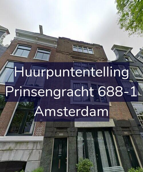 Foto gevel Huurpuntentelling voor Prinsengracht 688-1, Amsterdam