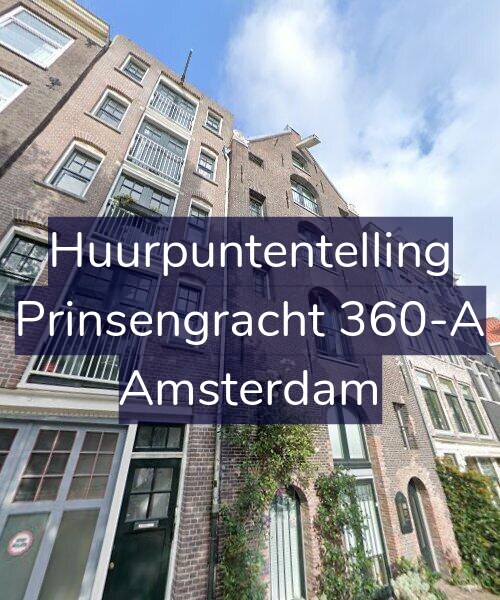 Foto gevel Huurpuntentelling voor Prinsengracht 360-A, Amsterdam