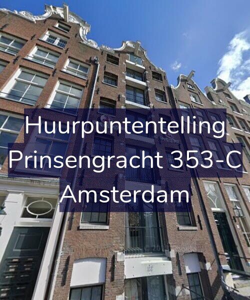 Foto gevel Huurpuntentelling voor Prinsengracht 353-C, Amsterdam