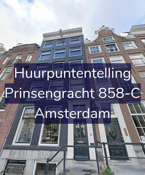 Foto gevel Huurpuntentelling voor Prinsengracht 858-C, Amsterdam