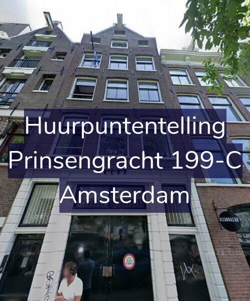 Foto gevel Huurpuntentelling voor Prinsengracht 199-C, Amsterdam