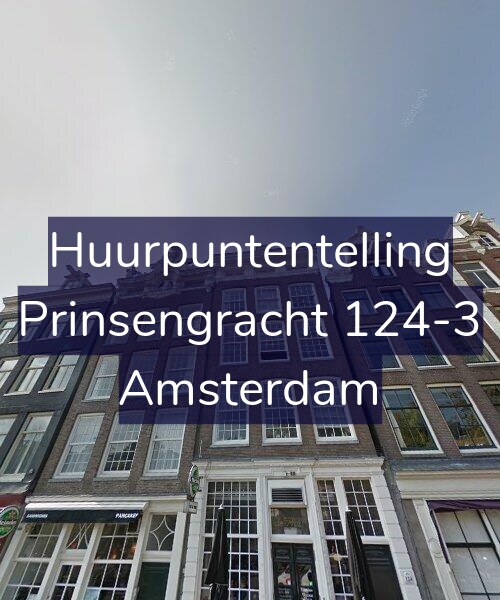 Foto gevel Huurpuntentelling voor Prinsengracht 124-3, Amsterdam