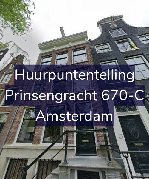 Foto gevel Huurpuntentelling voor Prinsengracht 670-C, Amsterdam