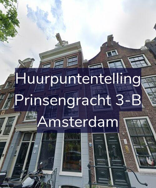 Foto gevel Huurpuntentelling voor Prinsengracht 3-B, Amsterdam