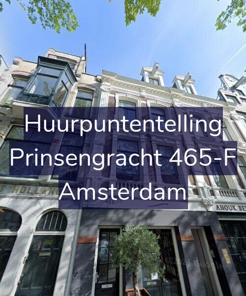 Foto gevel Huurpuntentelling voor Prinsengracht 465-F, Amsterdam