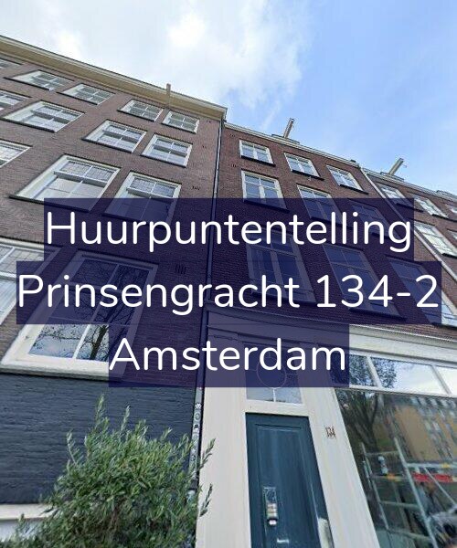 Foto gevel Huurpuntentelling voor Prinsengracht 134-2, Amsterdam