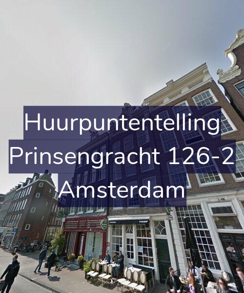 Foto gevel Huurpuntentelling voor Prinsengracht 126-2, Amsterdam