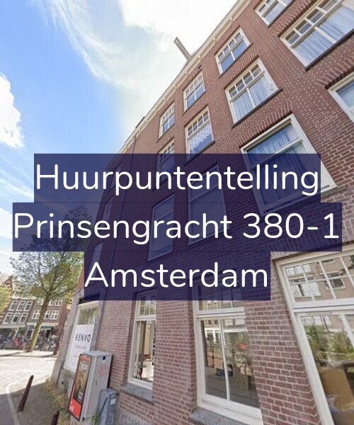 Foto gevel Huurpuntentelling voor Prinsengracht 380-1, Amsterdam