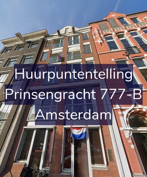 Foto gevel Huurpuntentelling voor Prinsengracht 777-B, Amsterdam