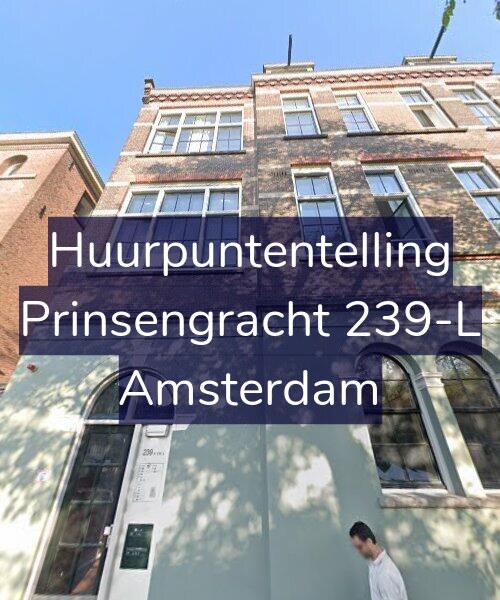 Foto gevel Huurpuntentelling voor Prinsengracht 239-L, Amsterdam