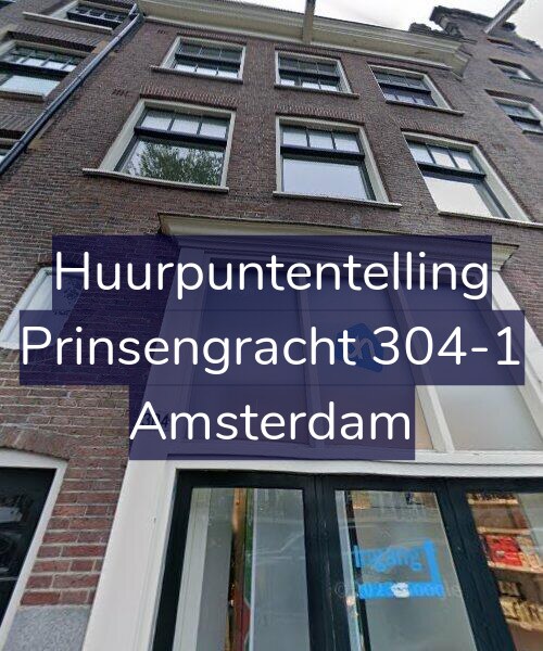 Foto gevel Huurpuntentelling voor Prinsengracht 304-1, Amsterdam