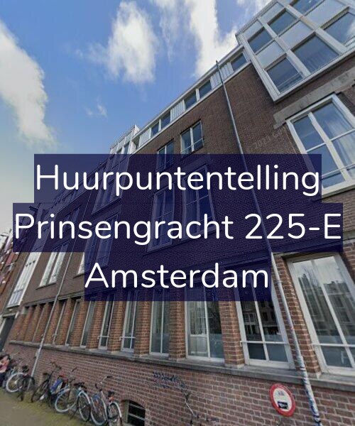 Foto gevel Huurpuntentelling voor Prinsengracht 225-E, Amsterdam
