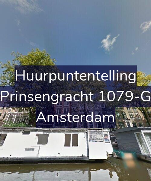 Foto gevel Huurpuntentelling voor Prinsengracht 1079-G, Amsterdam