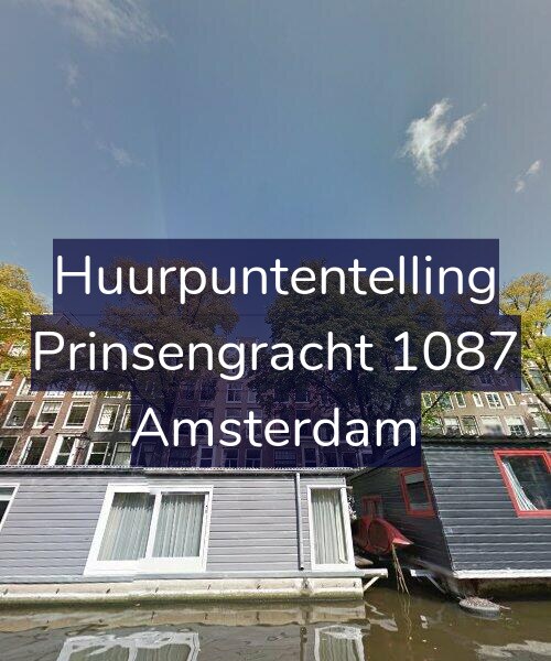 Foto gevel Huurpuntentelling voor Prinsengracht 1087, Amsterdam