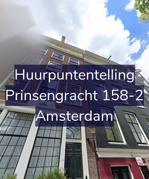 Foto gevel Huurpuntentelling voor Prinsengracht 158-2, Amsterdam