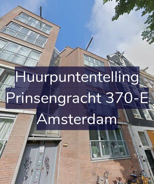 Foto gevel Huurpuntentelling voor Prinsengracht 370-E, Amsterdam