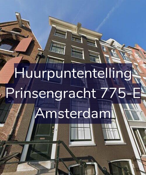 Foto gevel Huurpuntentelling voor Prinsengracht 775-E, Amsterdam