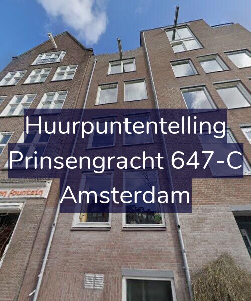 Foto gevel Huurpuntentelling voor Prinsengracht 647-C, Amsterdam
