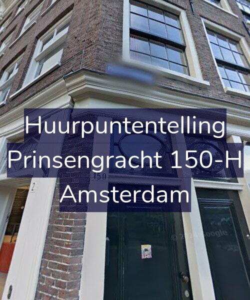 Foto gevel Huurpuntentelling voor Prinsengracht 150-H, Amsterdam