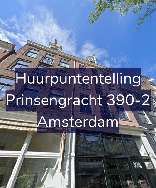 Foto gevel Huurpuntentelling voor Prinsengracht 390-2, Amsterdam