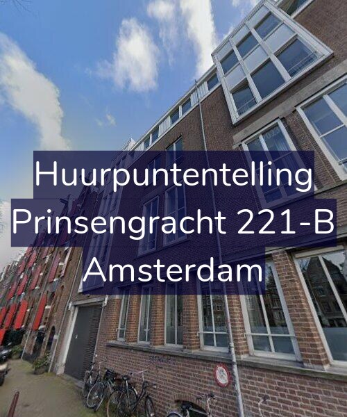 Foto gevel Huurpuntentelling voor Prinsengracht 221-B, Amsterdam