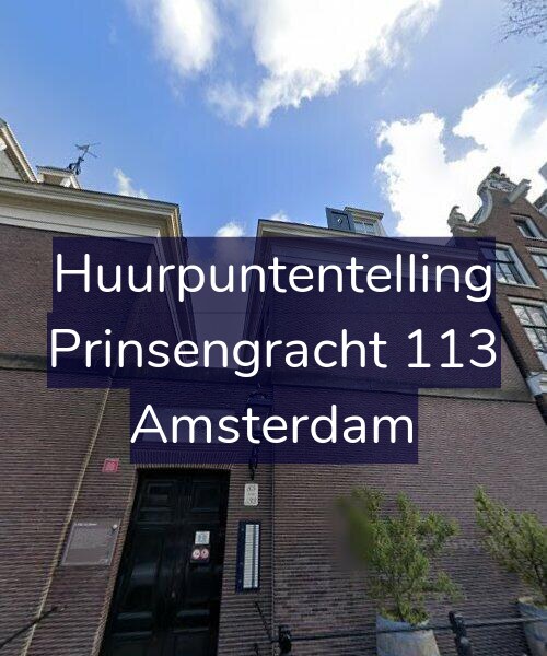 Foto gevel Huurpuntentelling voor Prinsengracht 113, Amsterdam