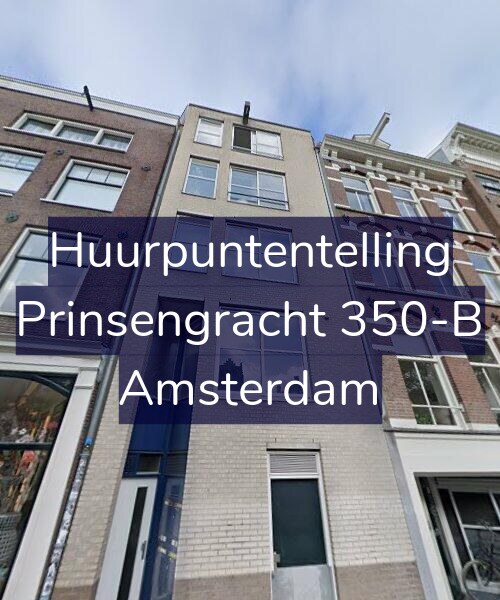 Foto gevel Huurpuntentelling voor Prinsengracht 350-B, Amsterdam