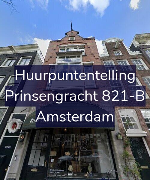 Foto gevel Huurpuntentelling voor Prinsengracht 821-B, Amsterdam