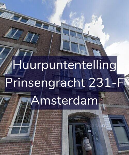 Foto gevel Huurpuntentelling voor Prinsengracht 231-F, Amsterdam