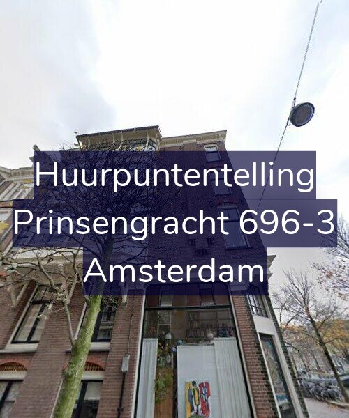 Foto gevel Huurpuntentelling voor Prinsengracht 696-3, Amsterdam