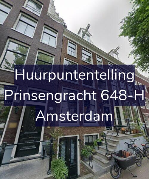 Foto gevel Huurpuntentelling voor Prinsengracht 648-H, Amsterdam