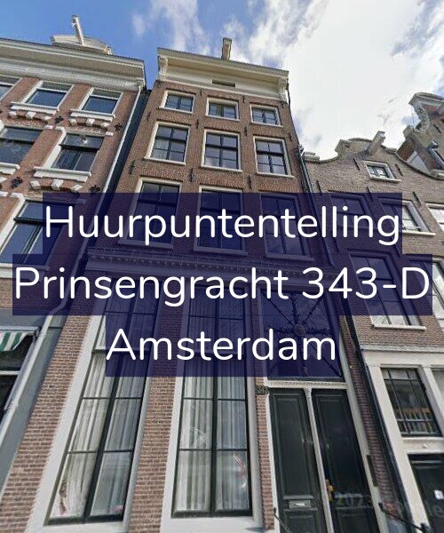 Foto gevel Huurpuntentelling voor Prinsengracht 343-D, Amsterdam
