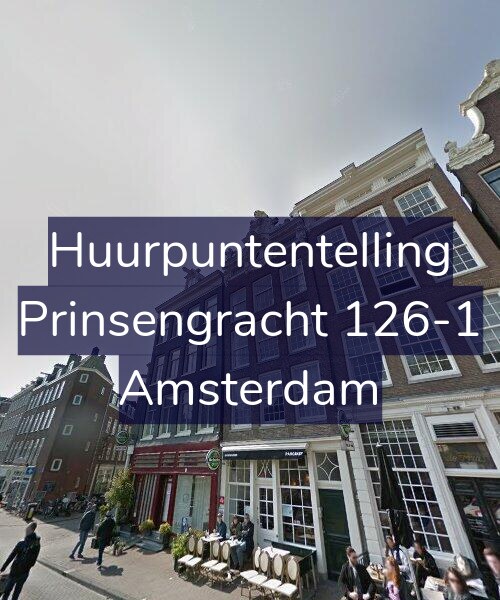 Foto gevel Huurpuntentelling voor Prinsengracht 126-1, Amsterdam
