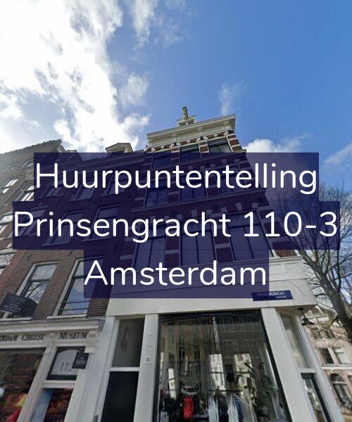 Foto gevel Huurpuntentelling voor Prinsengracht 110-3, Amsterdam