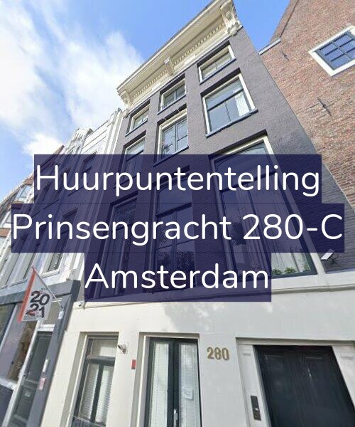Foto gevel Huurpuntentelling voor Prinsengracht 280-C, Amsterdam