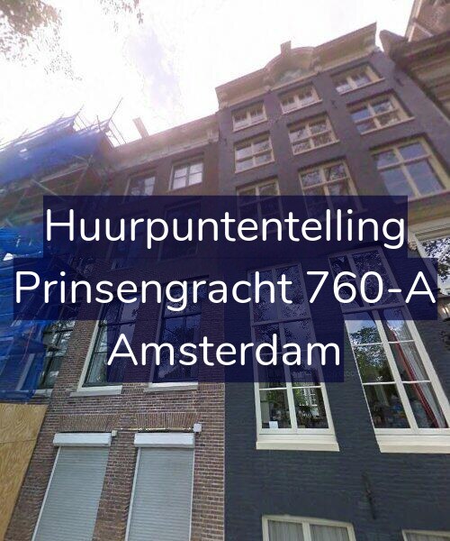 Foto gevel Huurpuntentelling voor Prinsengracht 760-A, Amsterdam