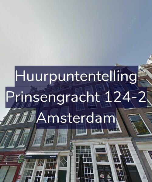 Foto gevel Huurpuntentelling voor Prinsengracht 124-2, Amsterdam