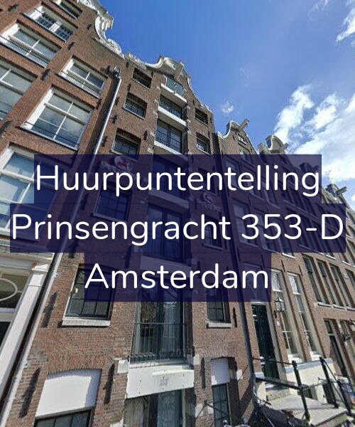 Foto gevel Huurpuntentelling voor Prinsengracht 353-D, Amsterdam