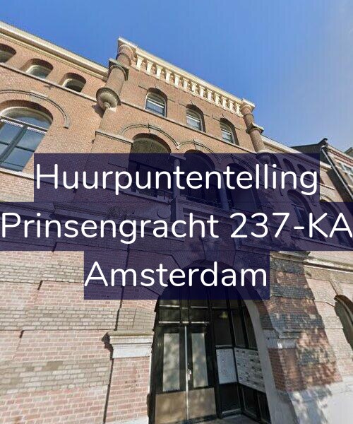 Foto gevel Huurpuntentelling voor Prinsengracht 237-KA, Amsterdam