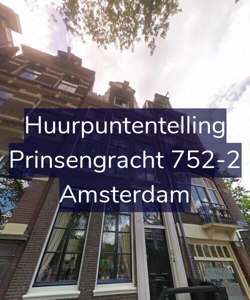 Foto gevel Huurpuntentelling voor Prinsengracht 752-2, Amsterdam