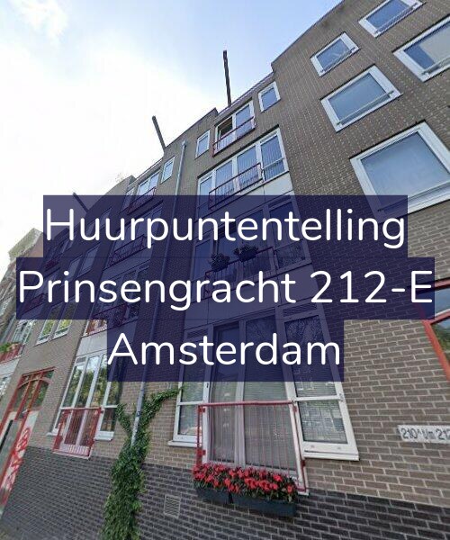 Foto gevel Huurpuntentelling voor Prinsengracht 212-E, Amsterdam
