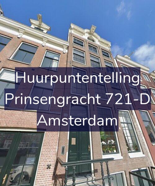 Foto gevel Huurpuntentelling voor Prinsengracht 721-D, Amsterdam