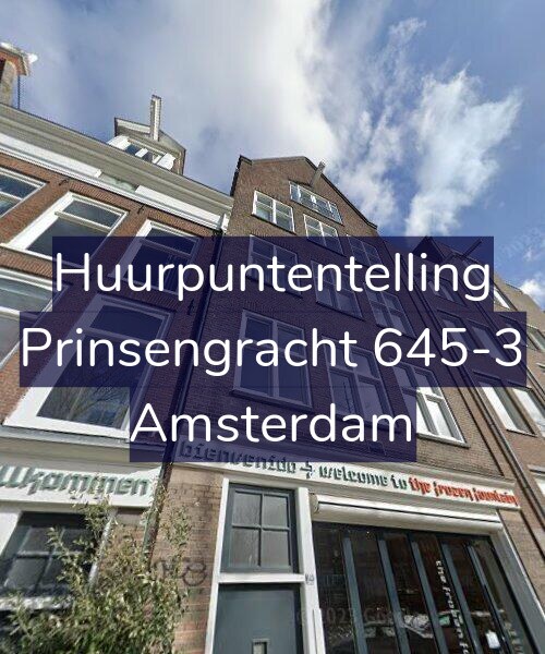 Foto gevel Huurpuntentelling voor Prinsengracht 645-3, Amsterdam