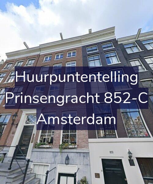 Foto gevel Huurpuntentelling voor Prinsengracht 852-C, Amsterdam