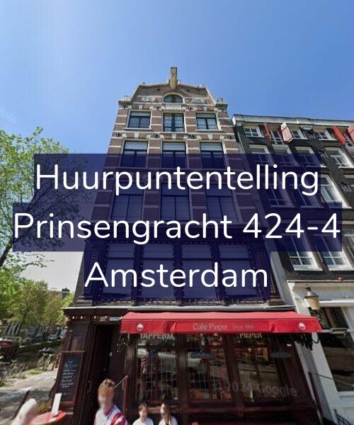 Foto gevel Huurpuntentelling voor Prinsengracht 424-4, Amsterdam