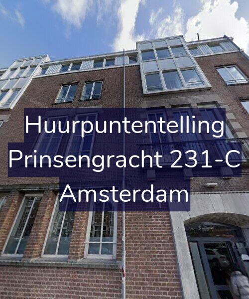 Foto gevel Huurpuntentelling voor Prinsengracht 231-C, Amsterdam