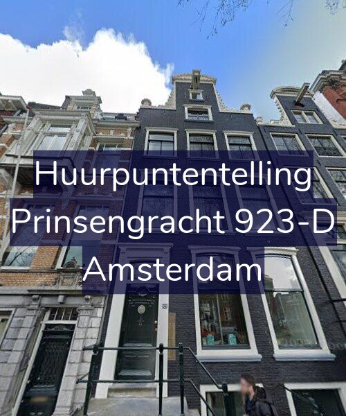 Foto gevel Huurpuntentelling voor Prinsengracht 923-D, Amsterdam